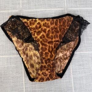 Vintage Fruit of the Loom Panties Lace Size Large NEW WITHOUT TAGS Leopard Print